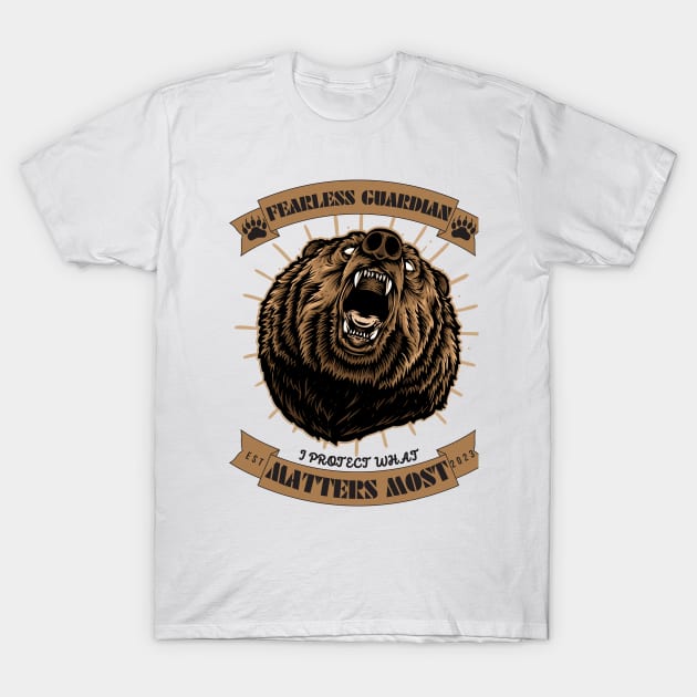 Roaring Bear T-Shirt by Pearsville